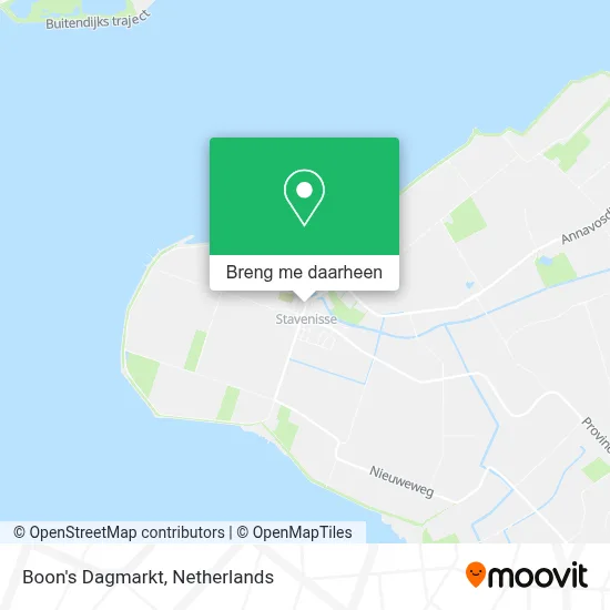 Boon's Dagmarkt kaart