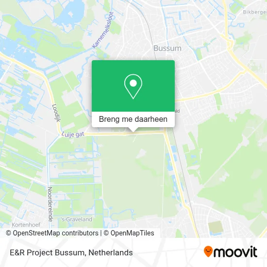 E&R Project Bussum kaart