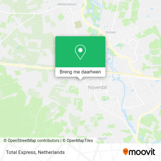 Total Express kaart