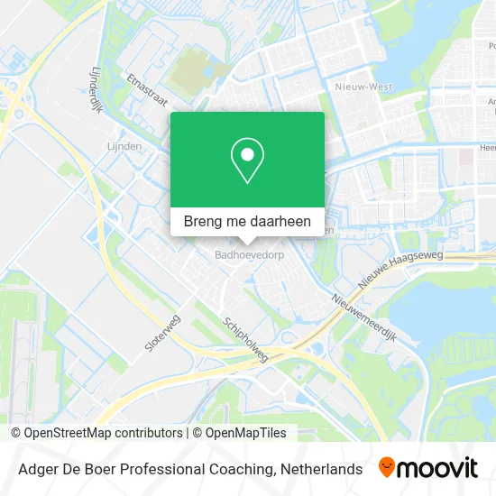 Adger De Boer Professional Coaching kaart