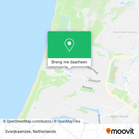 Svwijkaanzee kaart