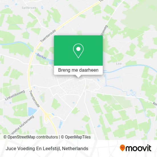 Juce Voeding En Leefstijl kaart
