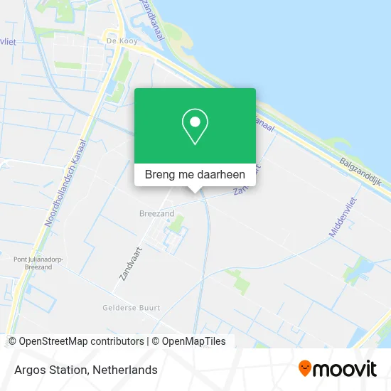Argos Station kaart
