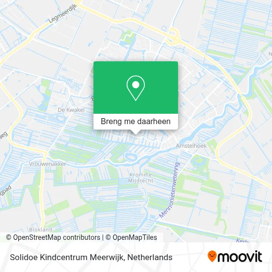Solidoe Kindcentrum Meerwijk kaart