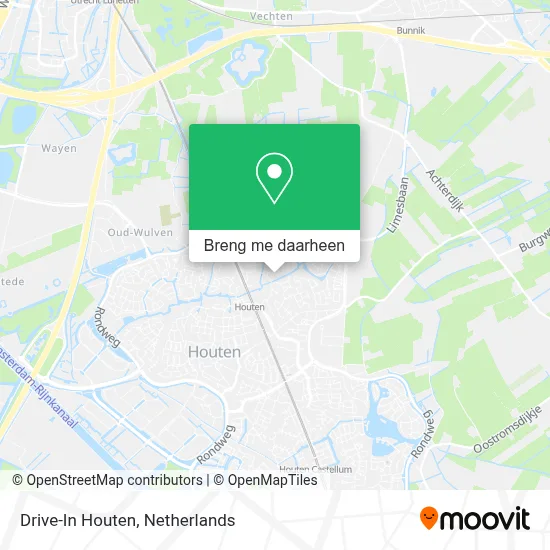Drive-In Houten kaart