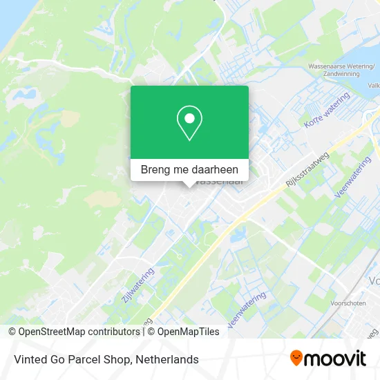 Vinted Go Parcel Shop kaart