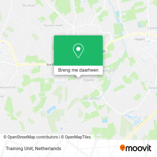 Training Unit kaart