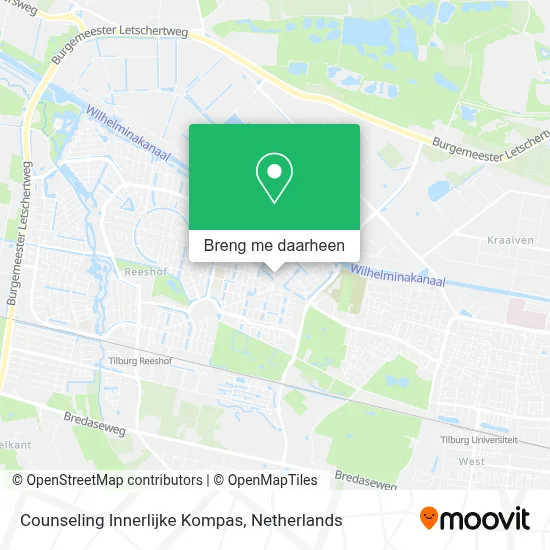 Counseling Innerlijke Kompas kaart