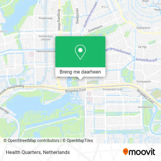 Health Quarters kaart