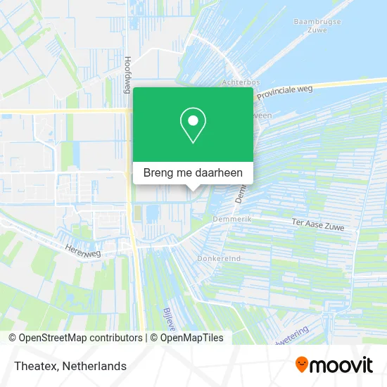 Theatex kaart