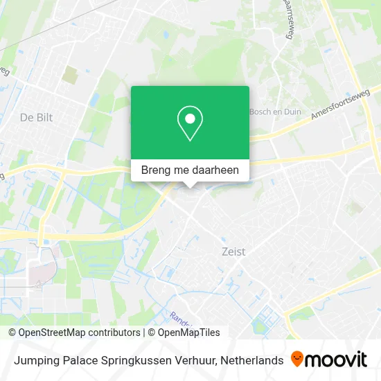 Jumping Palace Springkussen Verhuur kaart