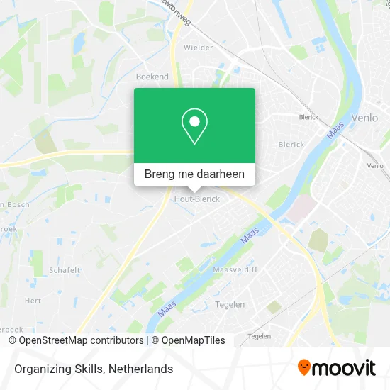 Organizing Skills kaart