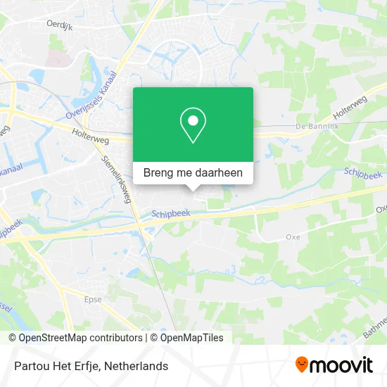 Partou Het Erfje kaart