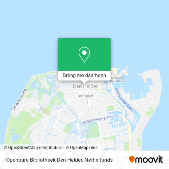Openbare Bibliotheek Den Helder kaart