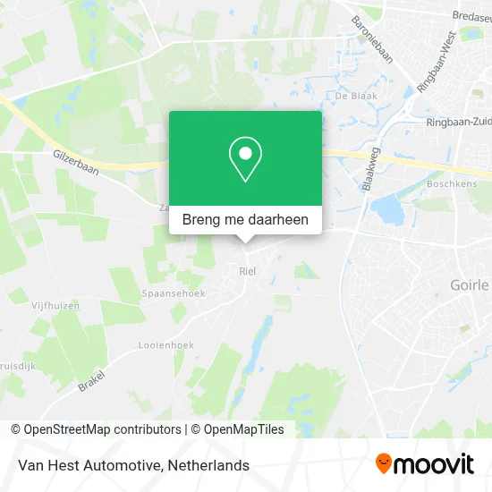 Van Hest Automotive kaart