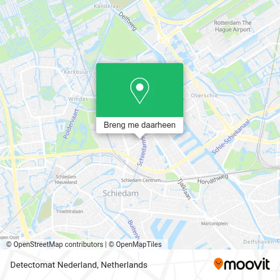 Detectomat Nederland kaart