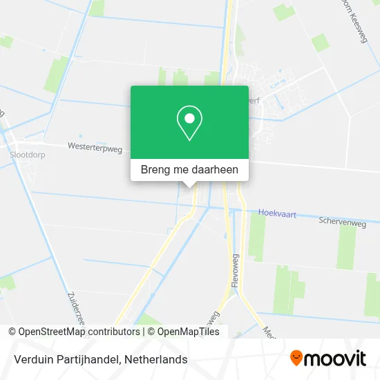 Verduin Partijhandel kaart