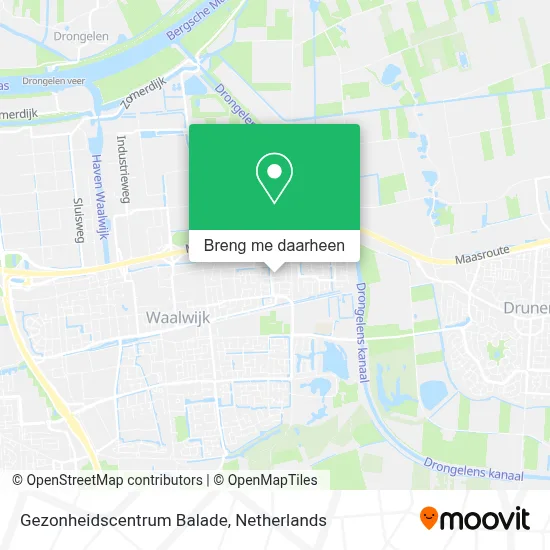 Gezonheidscentrum Balade kaart
