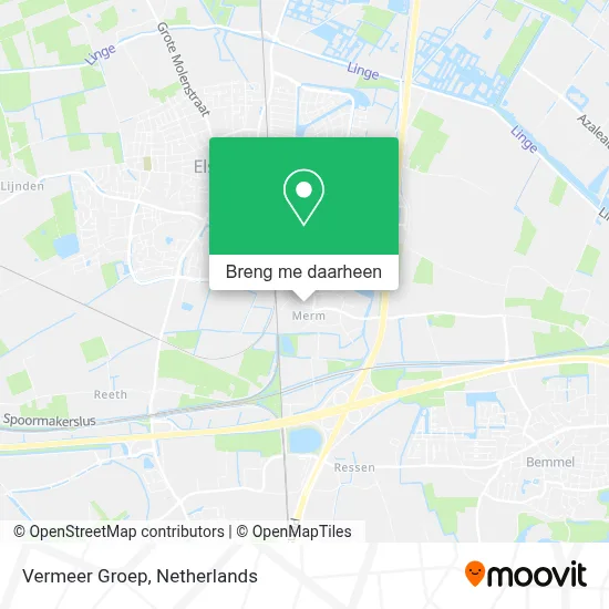 Vermeer Groep kaart