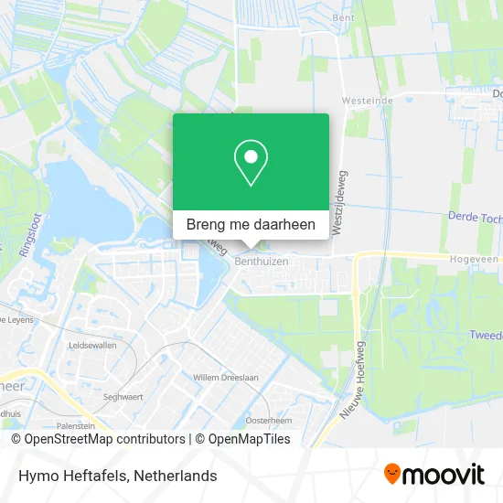 Hymo Heftafels kaart