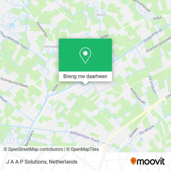 J A A P Solutions kaart