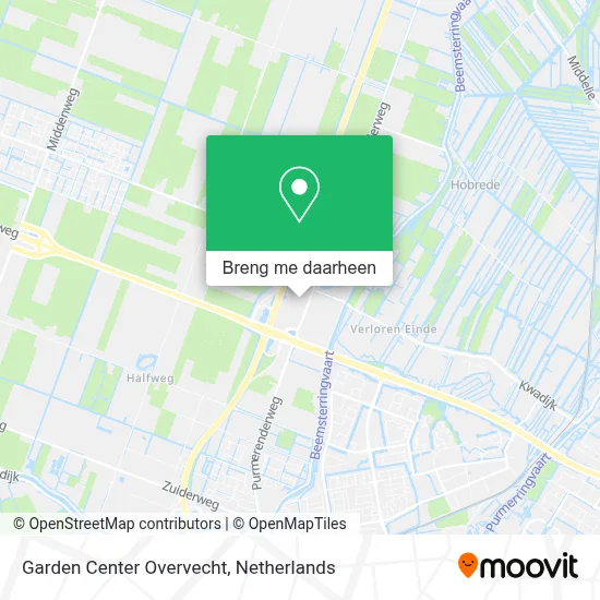Garden Center Overvecht kaart
