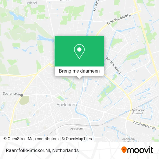 Raamfolie-Sticker.Nl kaart