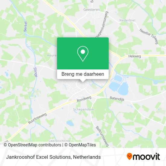 Jankrooshof Excel Solutions kaart