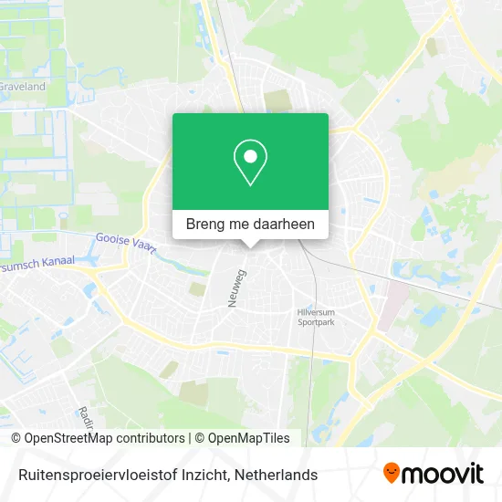 Ruitensproeiervloeistof Inzicht kaart