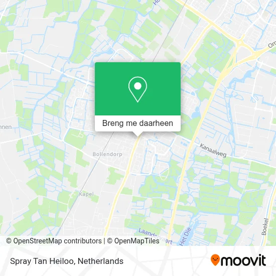 Spray Tan Heiloo kaart