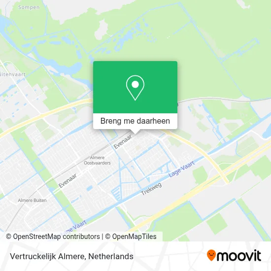 Vertruckelijk Almere kaart