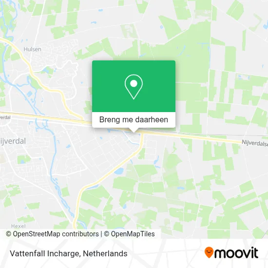 Vattenfall Incharge kaart