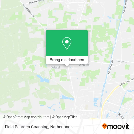 Field Paarden Coaching kaart