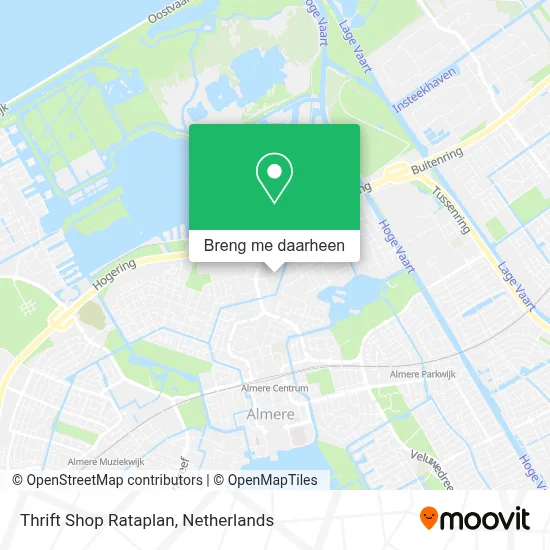 Thrift Shop Rataplan kaart