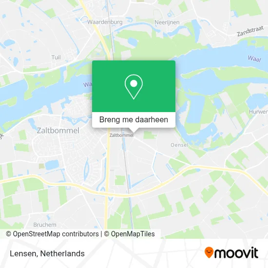 Lensen kaart
