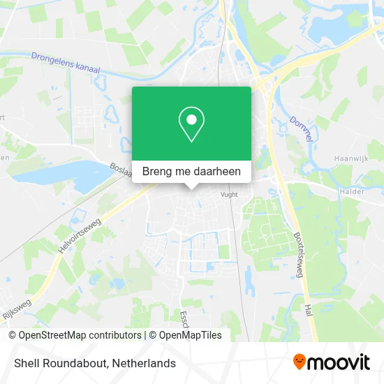 Shell Roundabout kaart