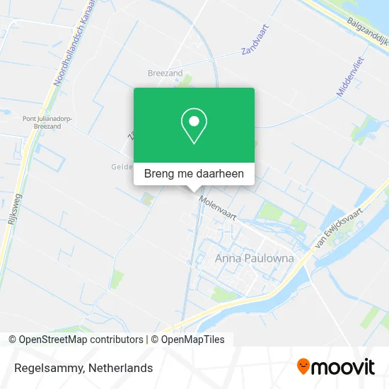 Regelsammy kaart