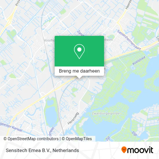 Sensitech Emea B.V. kaart