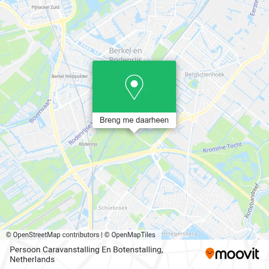 Persoon Caravanstalling En Botenstalling kaart
