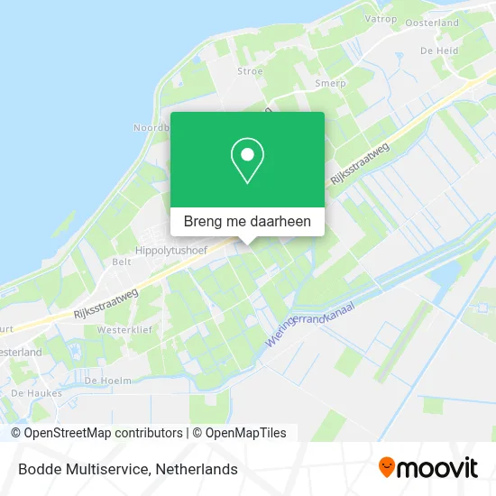 Bodde Multiservice kaart