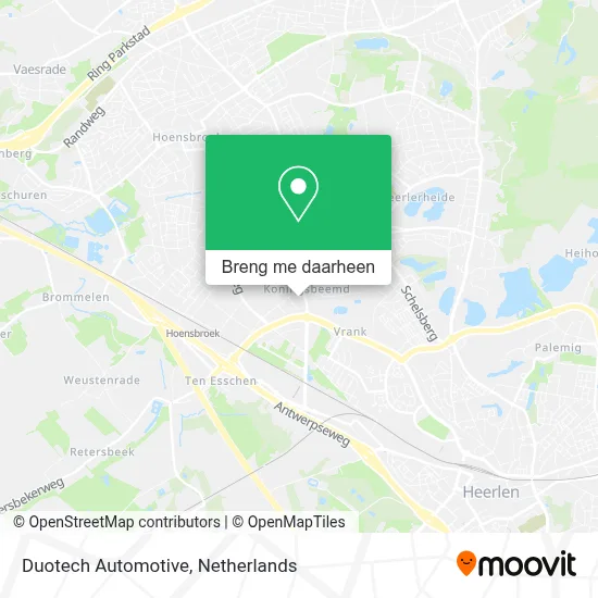 Duotech Automotive kaart