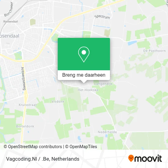 Vagcoding.Nl / .Be kaart