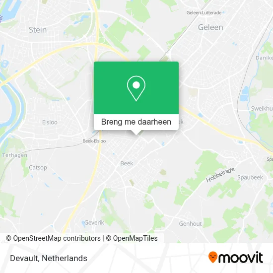 Devault kaart