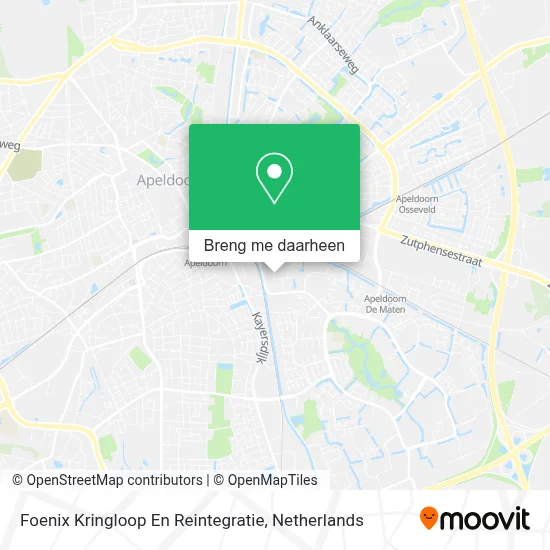 Foenix Kringloop En Reintegratie kaart