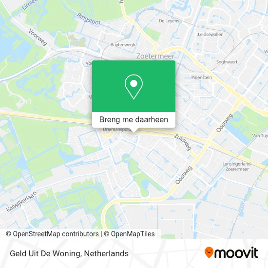 Geld Uit De Woning kaart