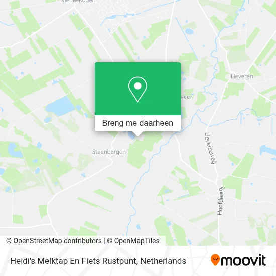 Heidi's Melktap En Fiets Rustpunt kaart