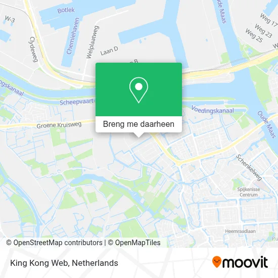 King Kong Web kaart