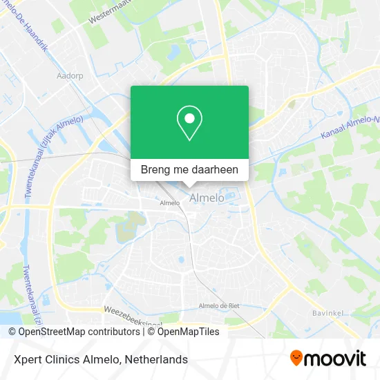 Xpert Clinics Almelo kaart