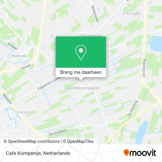 Cafe Kompenije kaart