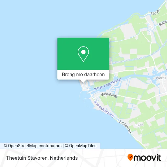 Theetuin Stavoren kaart